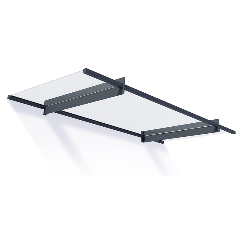 El encanto prístino de las toldos de vidrio limpio